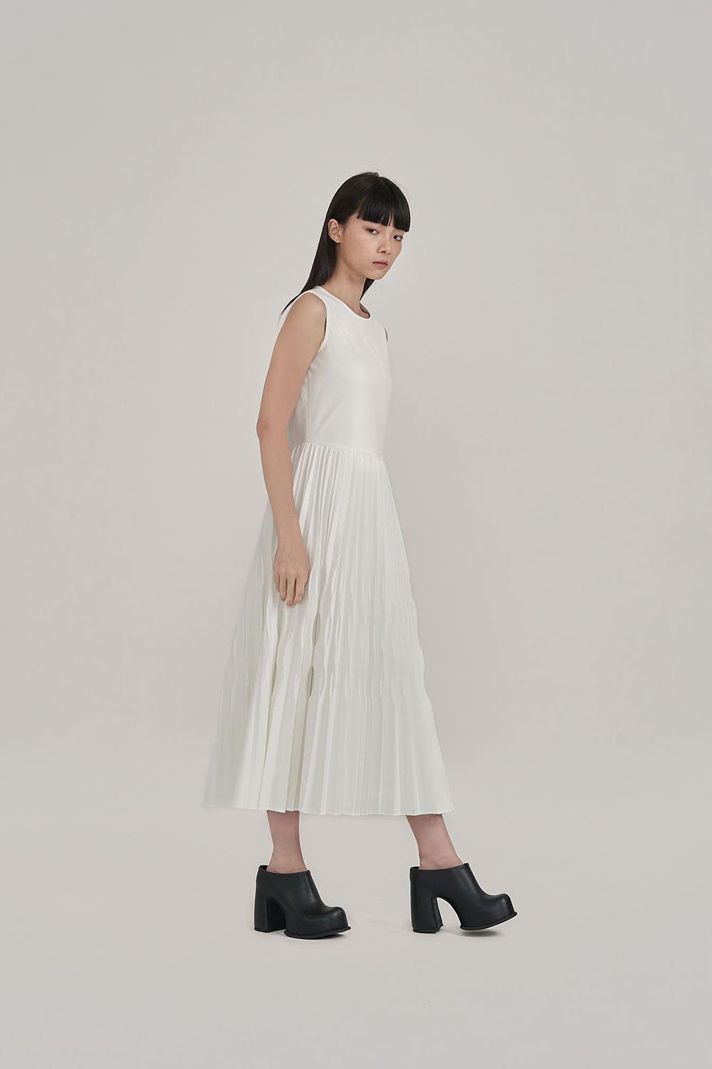 strapless open back dress ZAPAKASA Women White Chiffon Sheath Long Rehearsal Dinner Dress with Slit  Strapless Pleated Cut Out Ruched Beach Wedding Dress main image 0