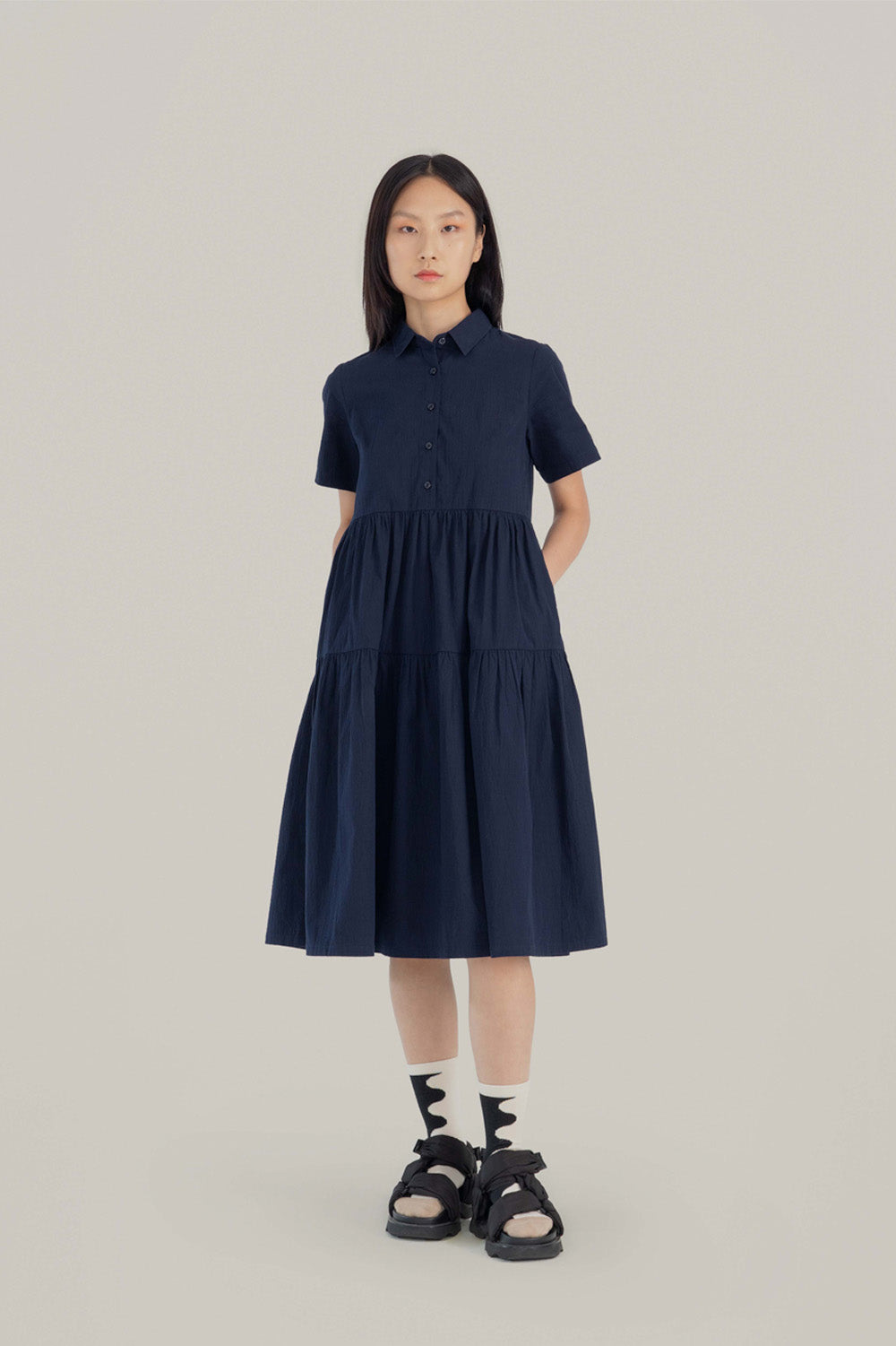 Himari Dress, Navy Navy / XL