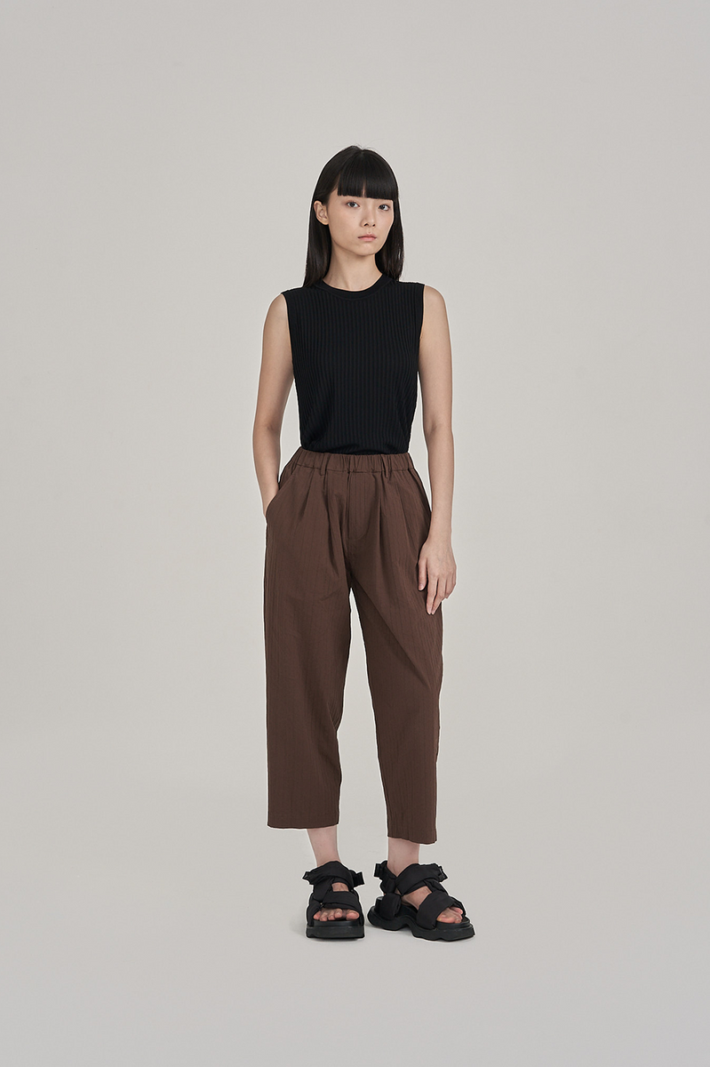 Trinity Pants, Brown – SABRINAGOH