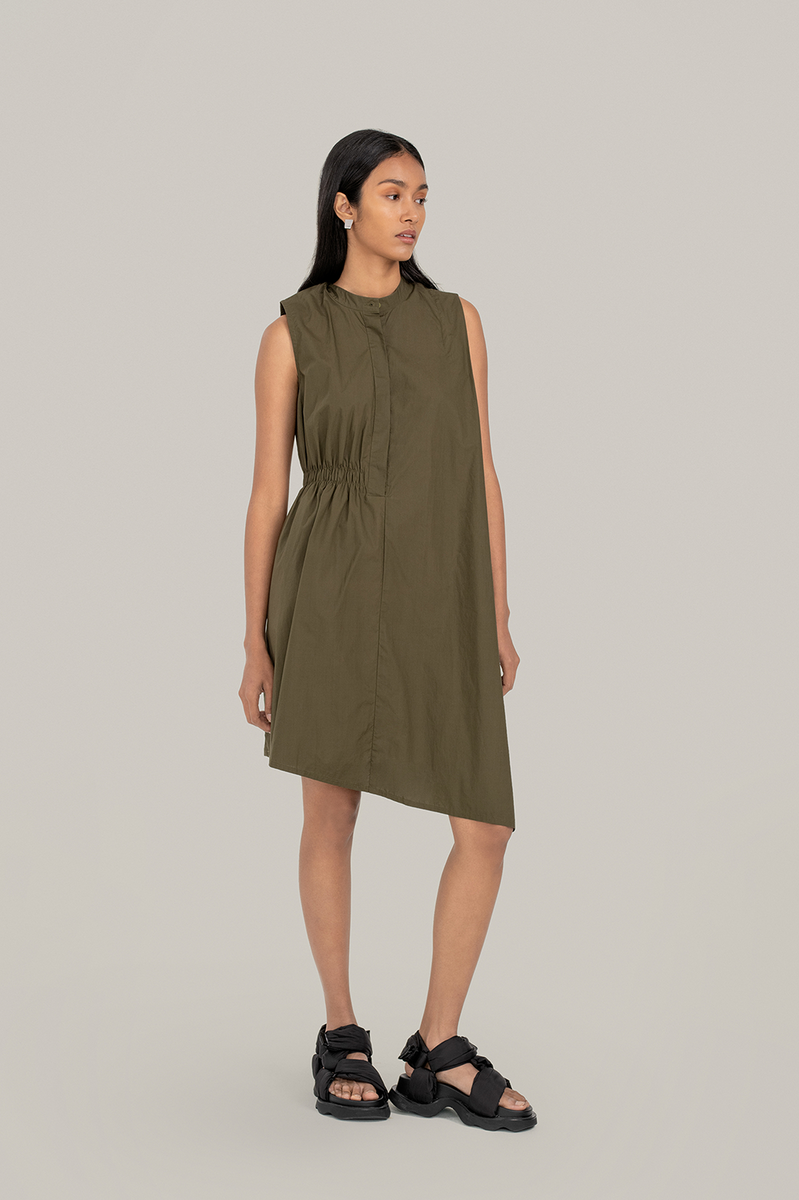 Brooke Asymmetrical Shirt Dress