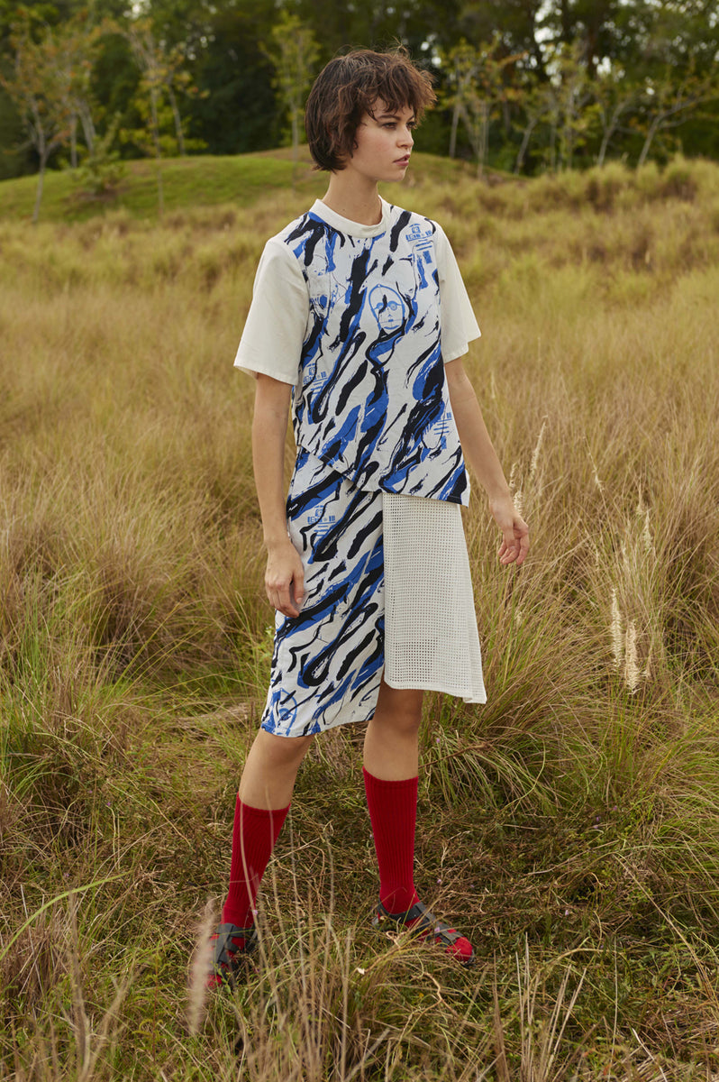 Stroke Shirt Dress