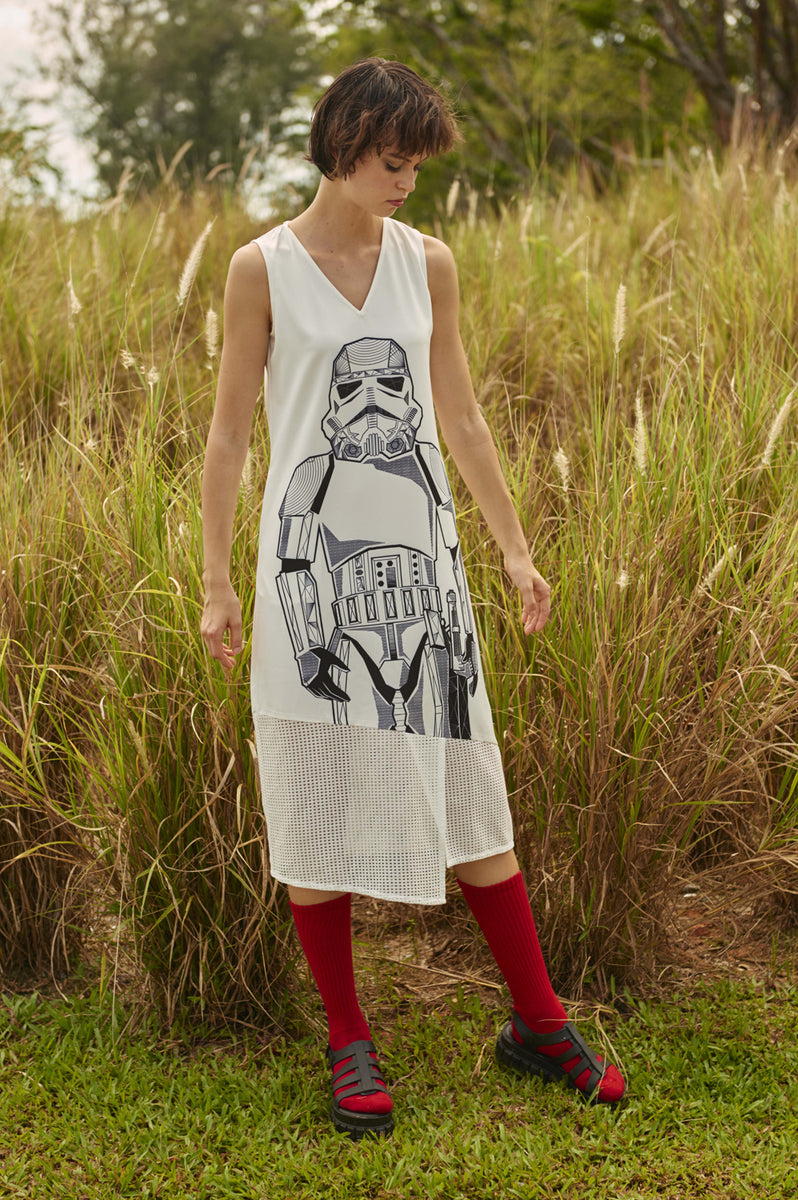 Stormtrooper V Neck Dress